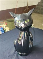 Vintage black cat approx 12 inches tall