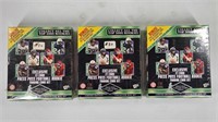 (3) 2005 PRESS PASS FOOTBALL SEALED BOXES