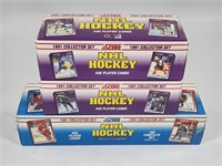 (3) 1991 SCORE NHL HOCKEY SETS