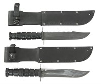 ONTARIO KNIFE CO. MODEL MK2 KNIVES LOT OF 2