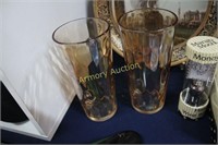 CARNIVAL GLASS TUMBLERS