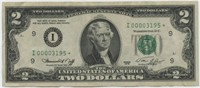 One of the First "Star Note" Minneapolis $2