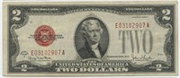 Nice 1928-G $2 Red Seal Legal Tender U.S. Note