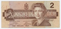 Canada 2 Dollar Bank Note - 1986