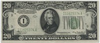1934-C Minneapolis $20 Federal Reserve Note
