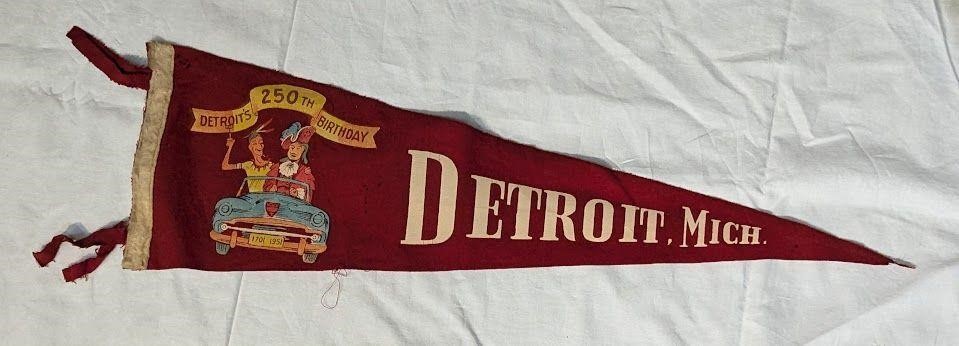 Detroit Michigan 250th Birthday Pendant