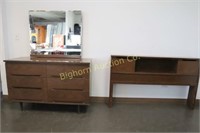 6 Drawer Dresser w/ Mirror & Matching Headboard