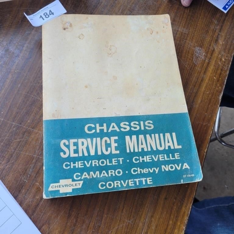 CHEV SERVICE MANUAL-CAMARO,CORVETTE