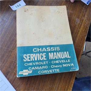 CHEV SERVICE MANUAL-CAMARO,CORVETTE