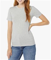 M Amazon Essentials Women's Perfect Short Sleeve