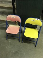 Youth folding chairs