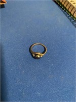 Faux Black Pearl Ring from Hawaii