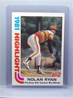 Nolan Ryan 1982 Topps