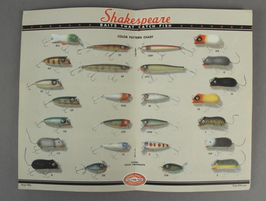 1937 Fine Fishing Tackle Catalog by Shakespeare