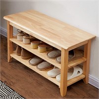 XKZG Storage Bench Wooden Shoe Bench Simple Style
