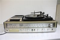 Record Player Cassette 8 Track Player Combo