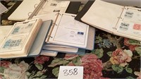 16 notebooks of process stamp eight cents three