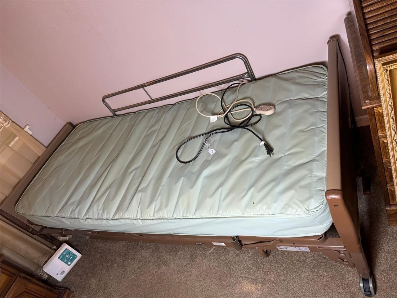 hospital bed w/ mattress works