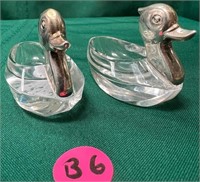 320 - PAIR OF HERMAN BAUER CANDLE HOLDERS (B6)