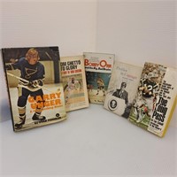 Vintage books about  professional Athletes & JFK