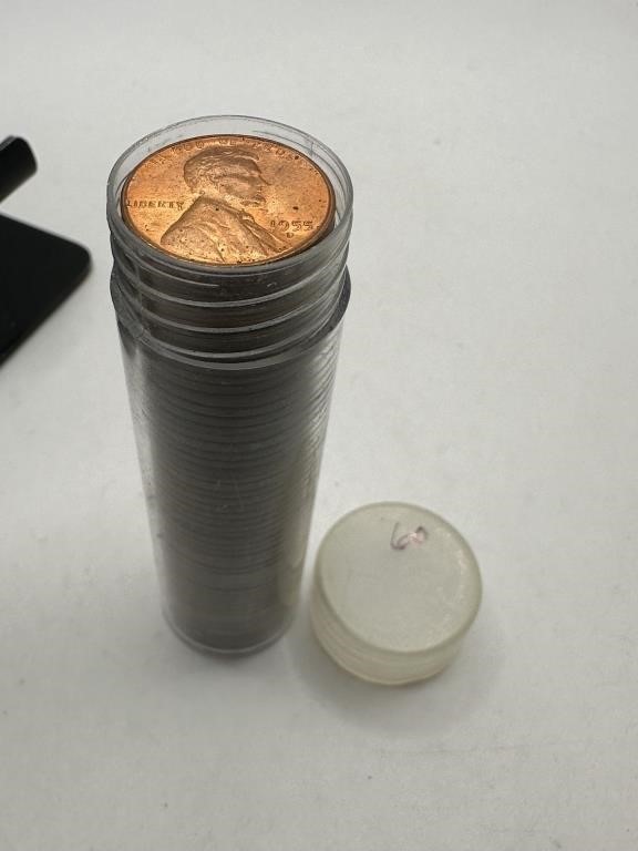 ROLL OF MIXED DATE WHEAT PENNIES CENTS