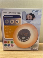 Vivitar - Bluetooth Wake-up Sunrise/Sundown Clock