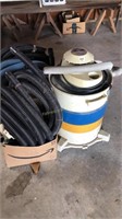 Shop vac and hoses. Runs & works