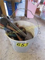 Bucket of misc tools