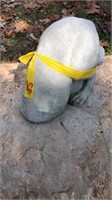 Concrete digging dog, 9” tall