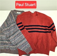 2 Paul Stuart Sweaters