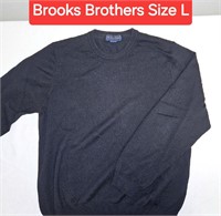 Brooks Brothers Black Sweater Large