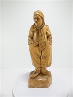 JEAN P CLOUTIER CARVED WOOD FIGURE