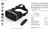 VR Headset Virtual Reality Headset