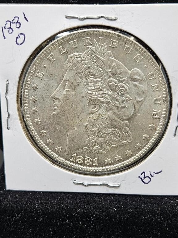 1881 O MORGAN DOLLAR - 90% SILVER