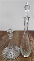 Two beautiful decanters. See description