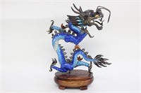 Chinese Cloisonne Enamel Dragon