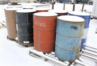 (8) Metal 55-Gal Barrels