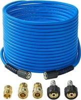 FIXFANS, Pressure Washer Hose, 1/4" X 50 FT High P