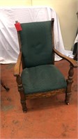 Oak Chair: Needs Reupholstered