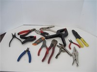Various type of Pliers, Vise Grips and More