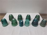 (10) Vintage Insulators