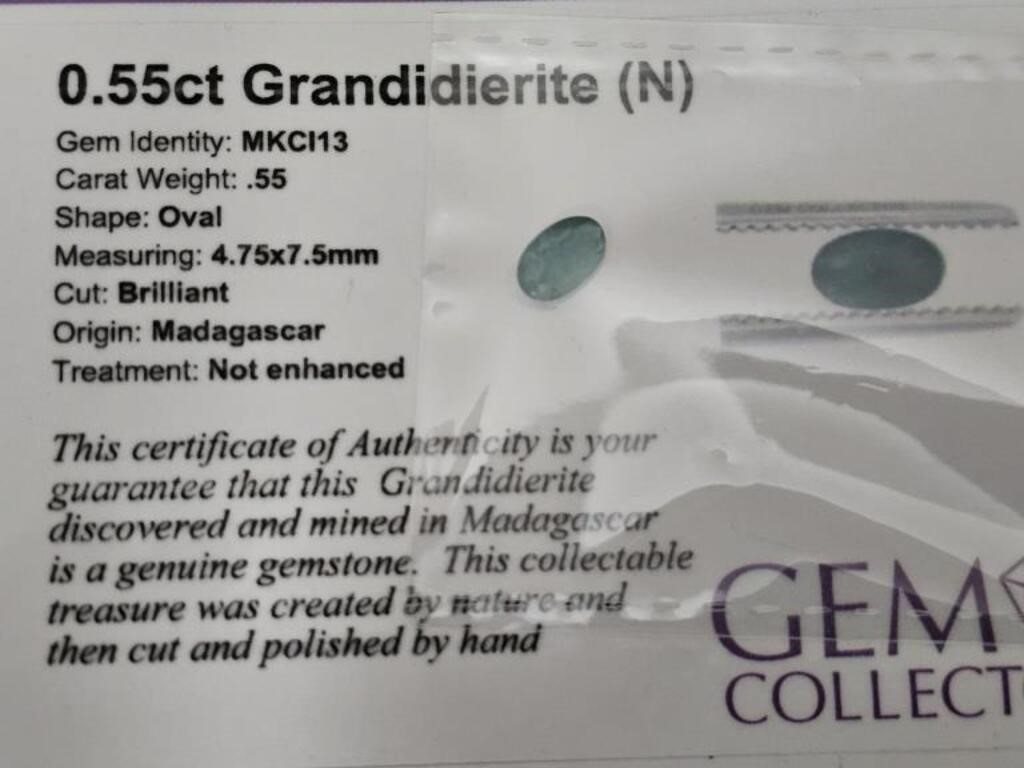 .55ct Grandidierite