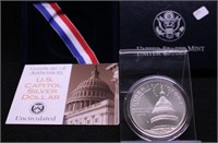 1994 CAPITOL SILVER DOLLAR W BOX PAPERS