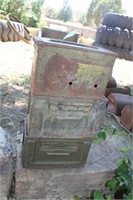 LOT OF THREE STEEL AMMO CANS