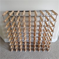 Modern wine rack for 64 bottles