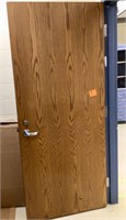 Heavy Duty Solid Oak Door 35.5" x