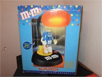 Blue M&M Talking Desk Lamp