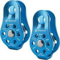 NewDoar Fixed Plate Micro Pulley 2 pack