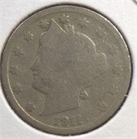 1911 Liberty Head V. Nickel