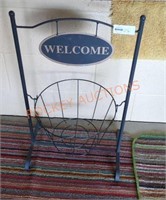 Welcome plant decor stand